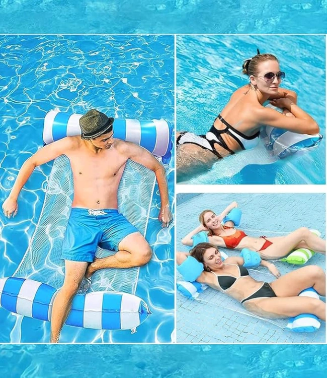 4-in-1 Multi-Functional Pool Float Hammock Pack of 2 - Image 2
